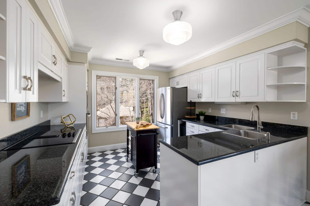 Explore Beauty of Checkerboard Floors in Kitchens