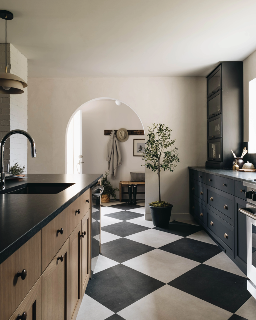 Explore Beauty of Checkerboard Floors in Kitchens