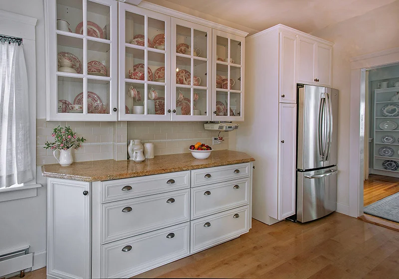 Enhance Kitchen with Elegant Glass Cabinet Doors