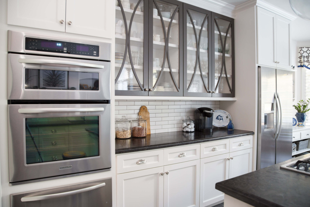 Enhance Kitchen with Elegant Glass Cabinet Doors
