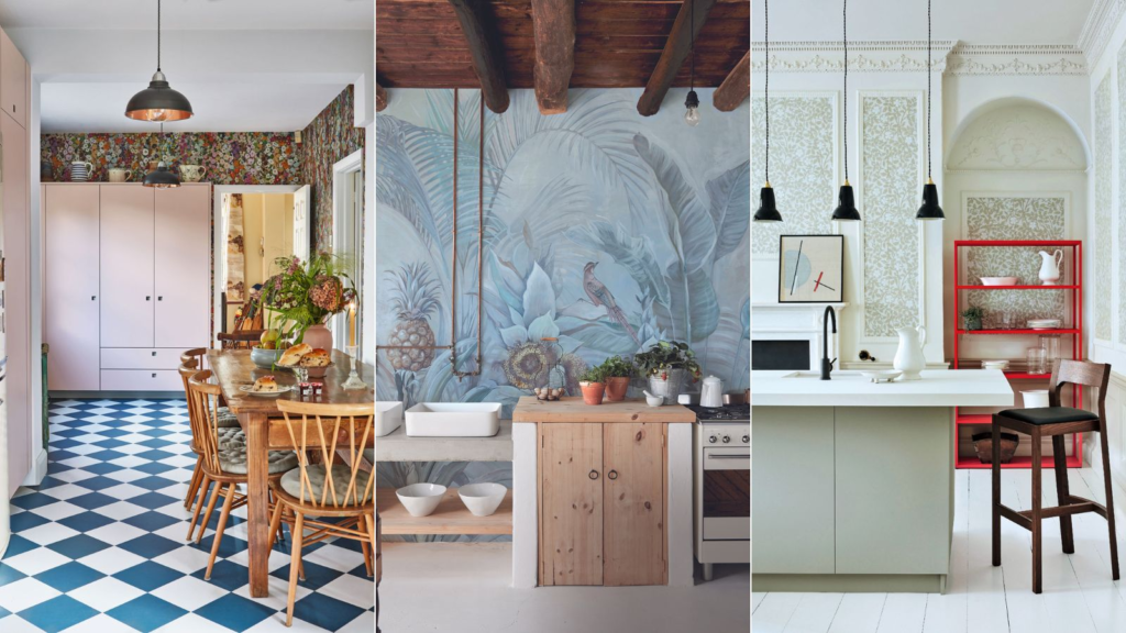 Dreamy Custom Murals for a Stylish Kitchen