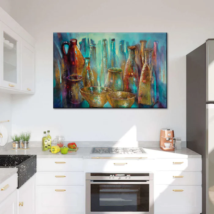 Dreamy Custom Murals for a Stylish Kitchen