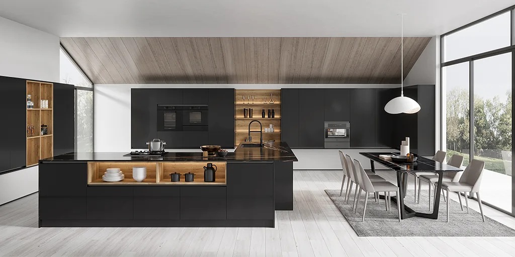 Stylish Streamlined Cabinetry for Modern Kitchens